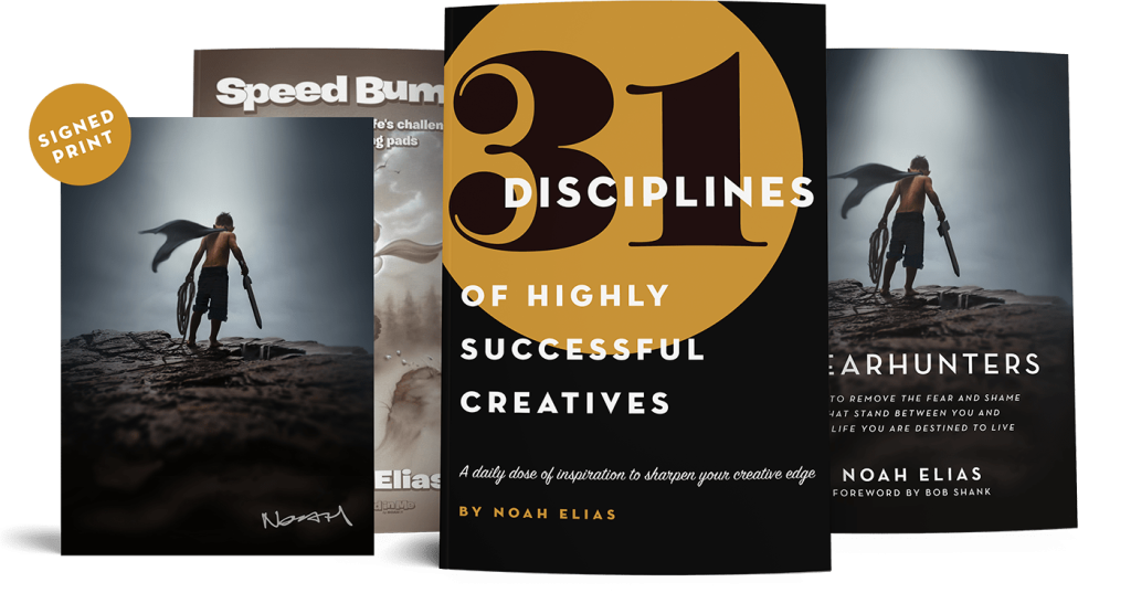 Three Book Bundle with Signed Print